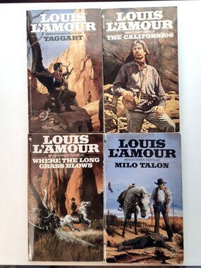 Louis LAmour Books Taggart The Californios Where the Long Grass Blows Milo Talon